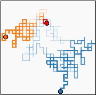 Odd diffusion on the lattice